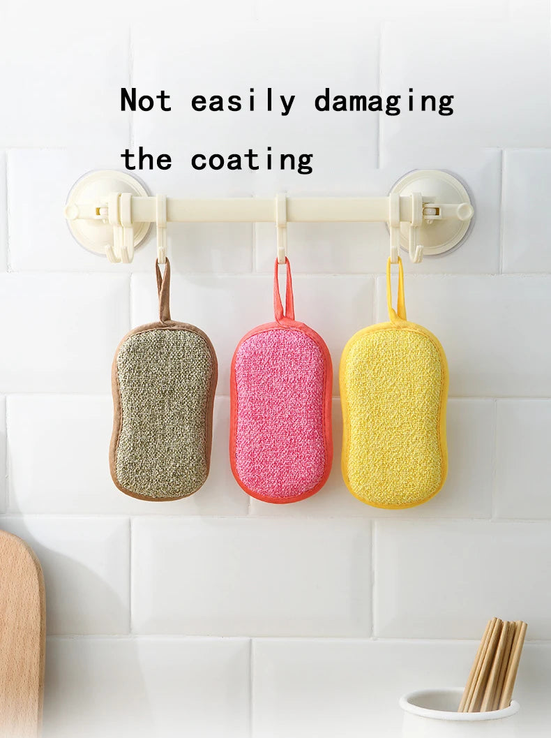 5/10/20pcs Magic Sponge Double-sided Dishwashing Pan Pot Dish Wash Rust Stain Sponge Kitchen Products kitchen Utensil And Home