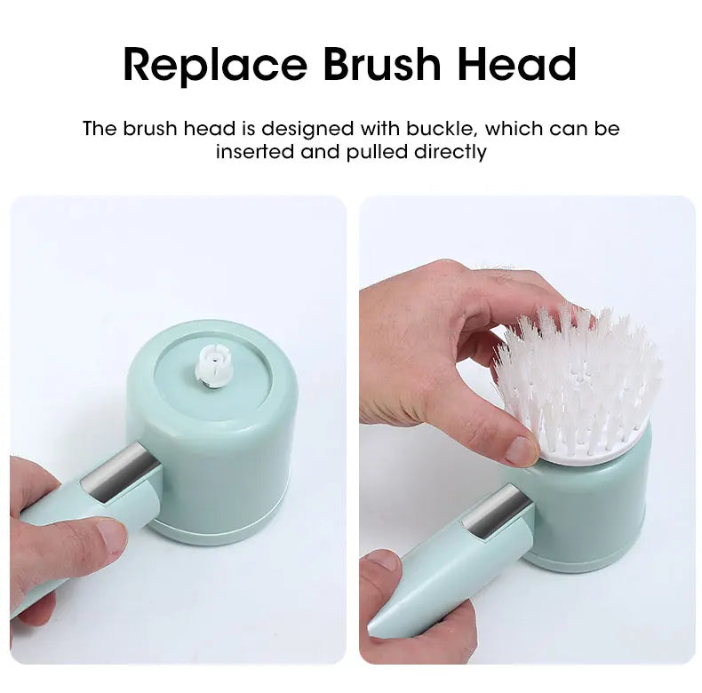 Brosse Électrique Sans Fil – Recharge USB & 5 Têtes Incluses