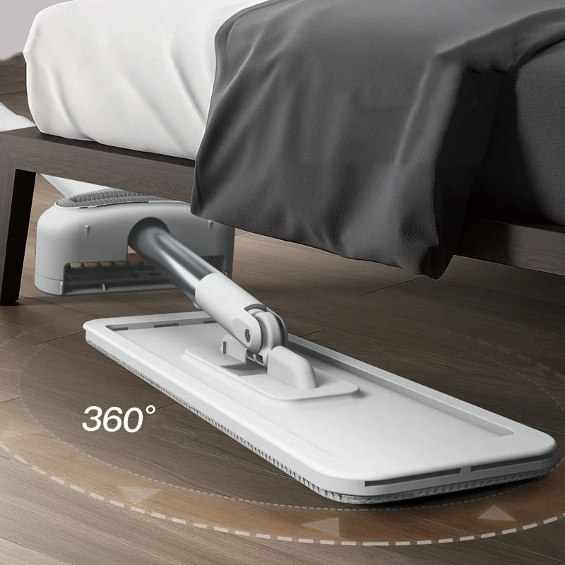 Serpillière Rotative 360° avec Seau – Nettoyage Facile & Mains Libres