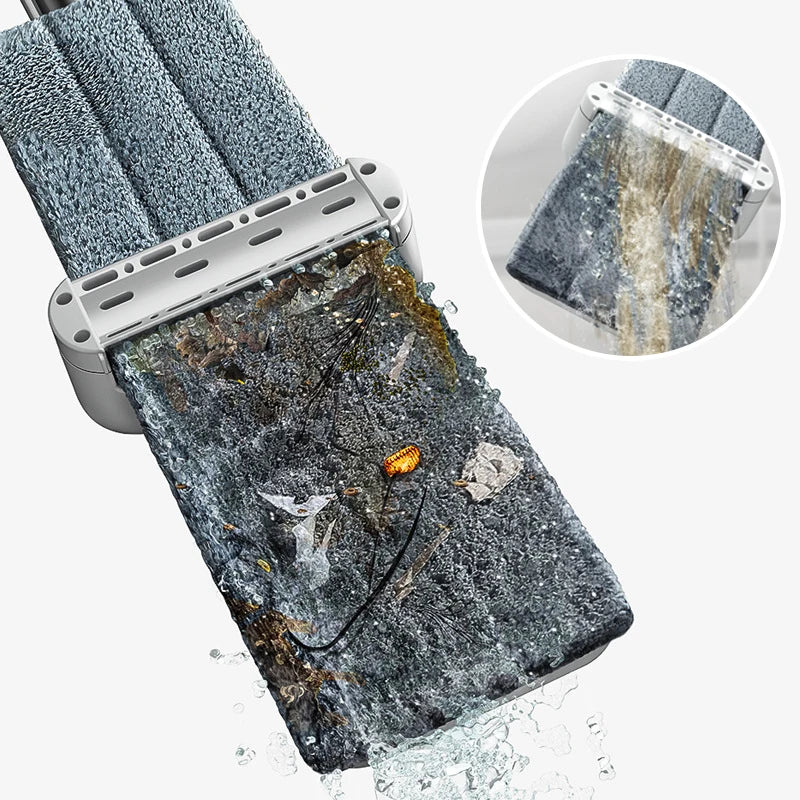 Serpillière Rotative 360° avec Seau – Nettoyage Facile & Mains Libres