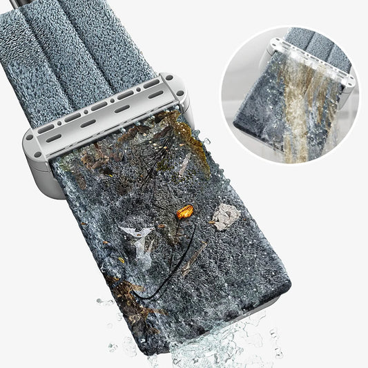 Serpillière Rotative 360° avec Seau – Nettoyage Facile & Mains Libres