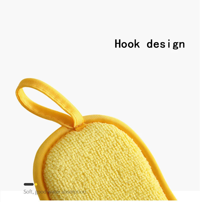 5/10/20pcs Magic Sponge Double-sided Dishwashing Pan Pot Dish Wash Rust Stain Sponge Kitchen Products kitchen Utensil And Home