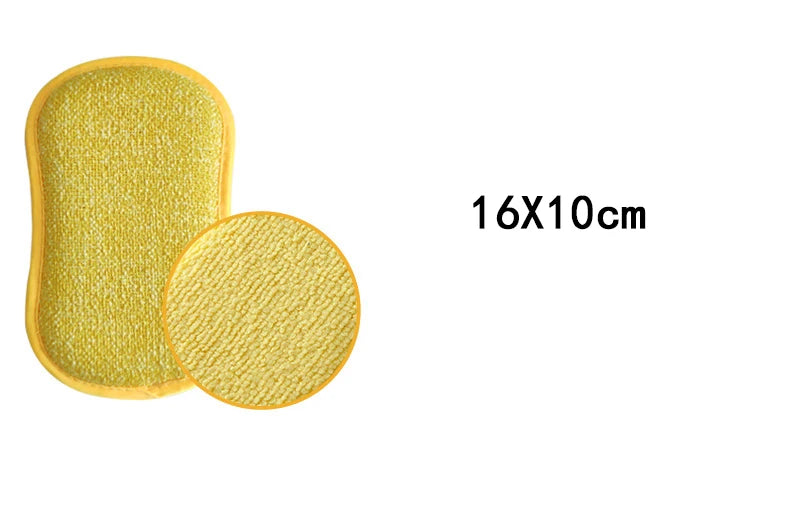 5/10/20pcs Magic Sponge Double-sided Dishwashing Pan Pot Dish Wash Rust Stain Sponge Kitchen Products kitchen Utensil And Home